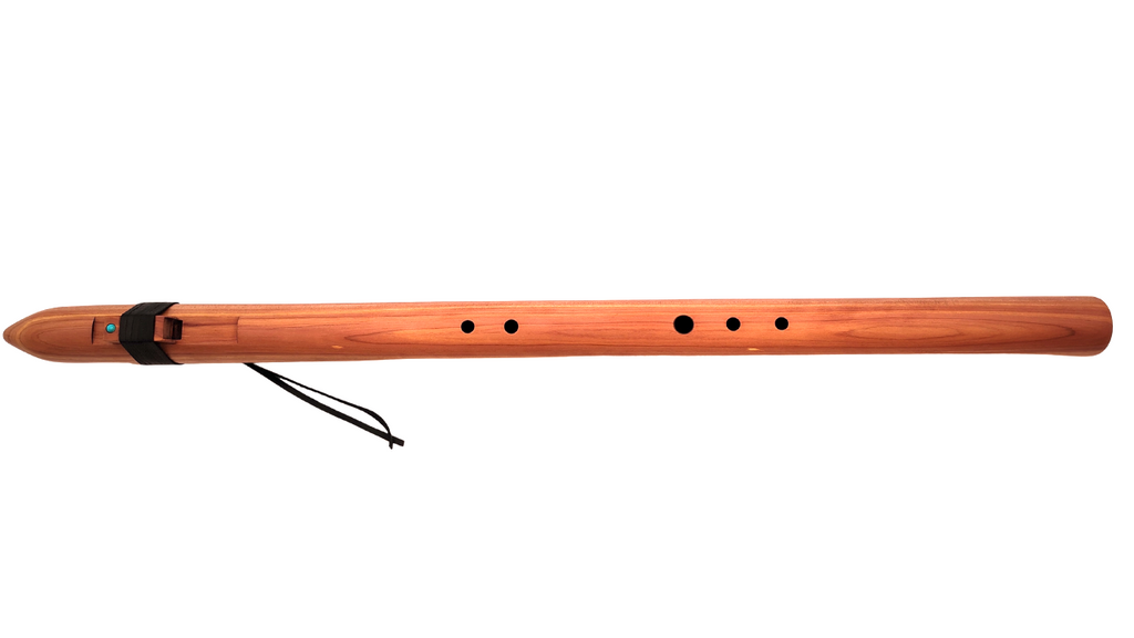 Large Bore Bass Bb (B Flat) Minor 5-Hole Native American Flute | 528 Hz Frequency of Love | JD Flutes