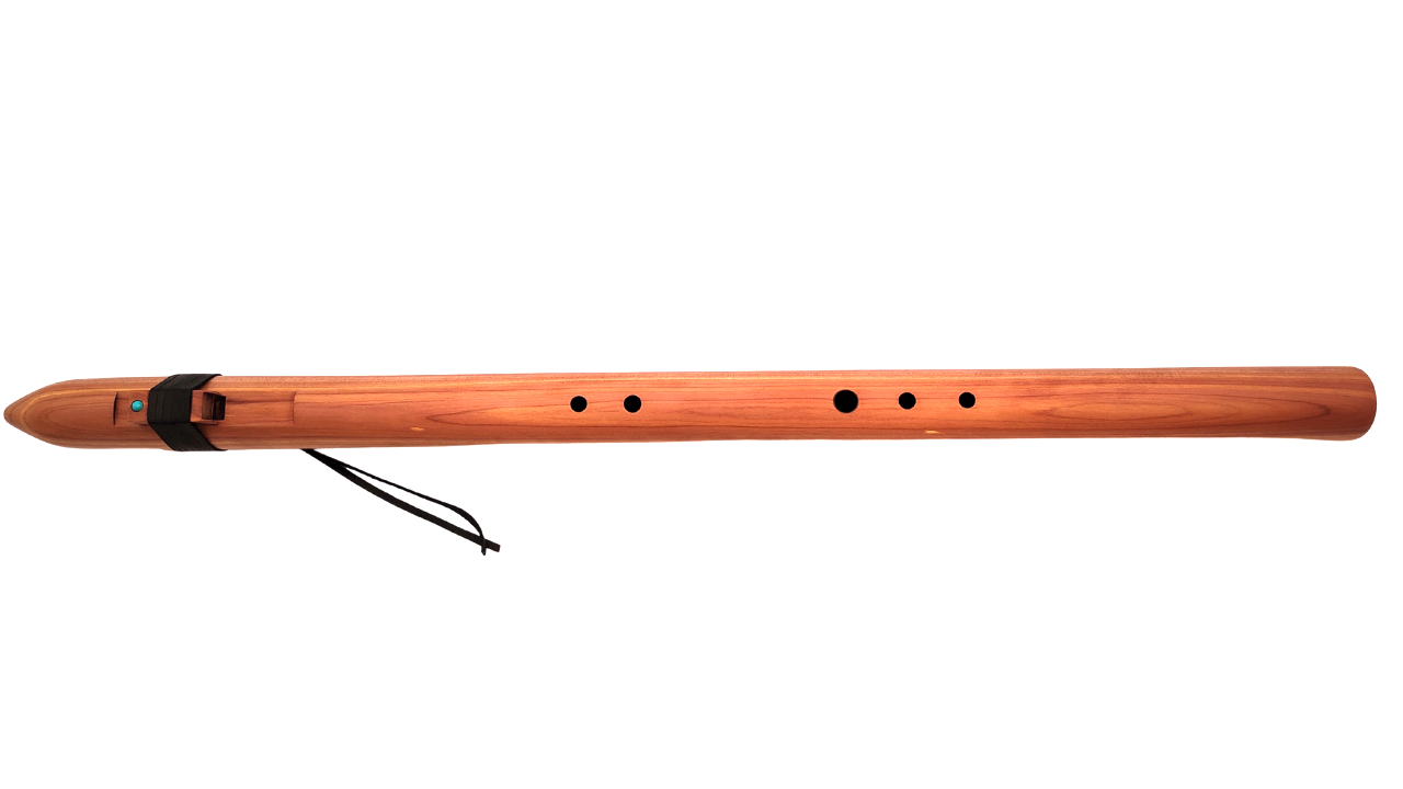 Large Bore Bass Bb (B Flat) Minor 5-Hole Native American Flute | 528 Hz Frequency of Love | JD Flutes