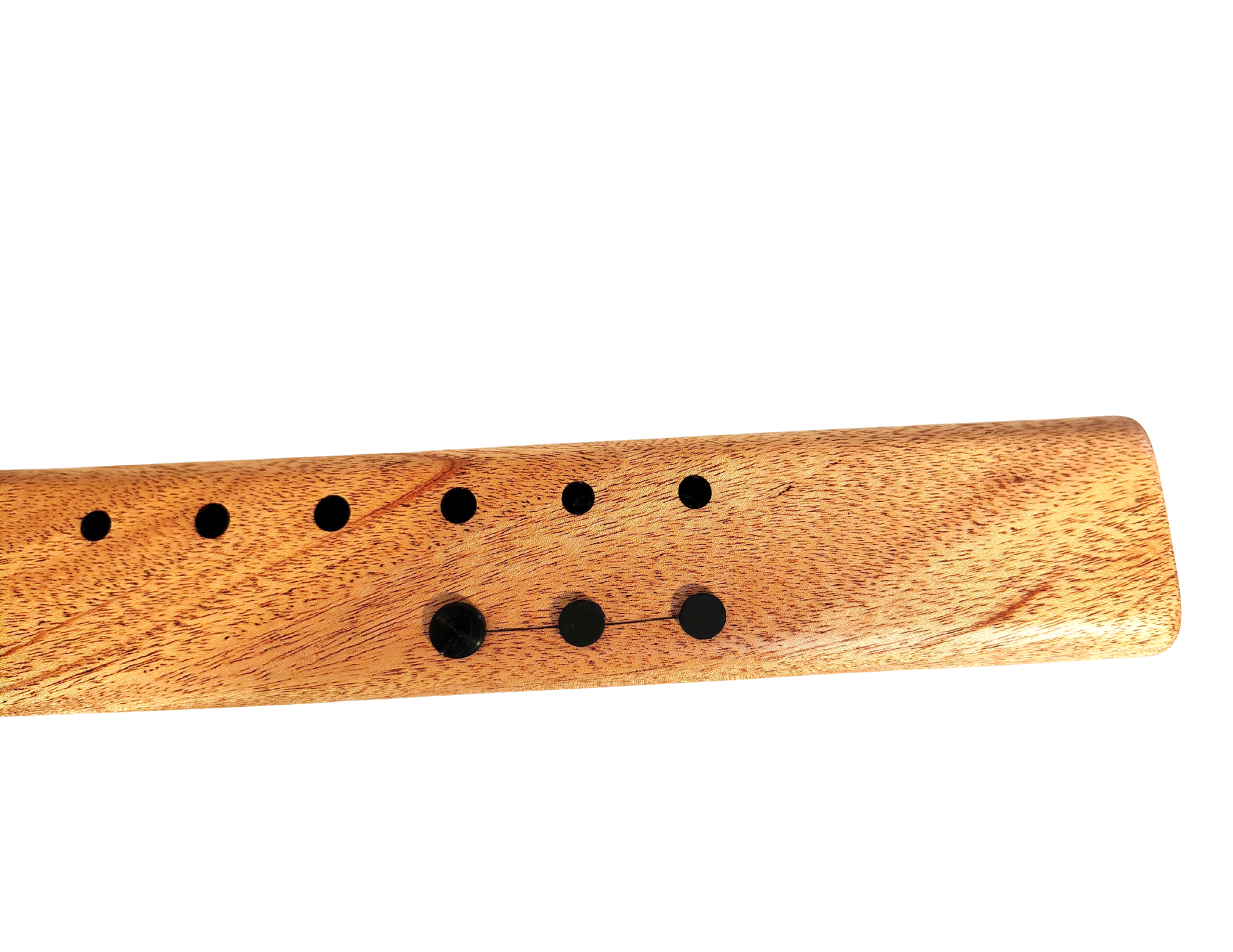 Bb Minor Double Drone Native American Flute | Mahogany & Black Walnut Special Series | 440 & 432 Hz | JD Flutes