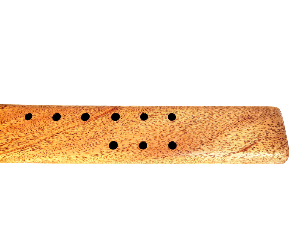 Bb Minor Double Drone Native American Flute | Mahogany & Black Walnut Special Series | 440 & 432 Hz | JD Flutes