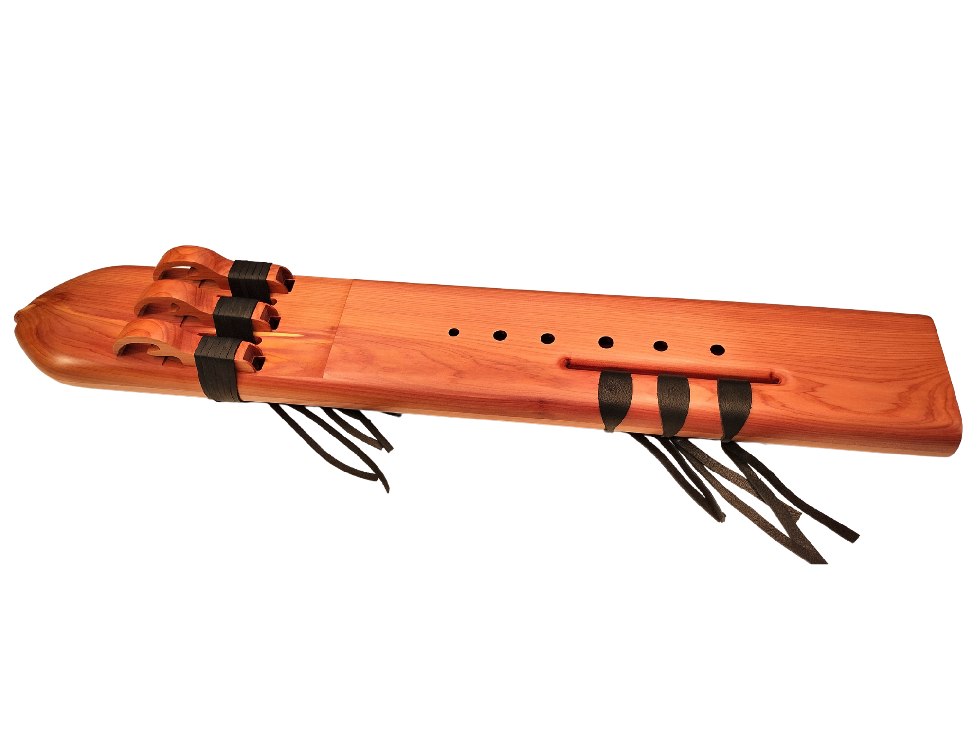 Triple Drone F# (F Sharp) Minor Native American Flute | 9 Hole | Aromatic Cedar | 440 Hz | JD Flutes