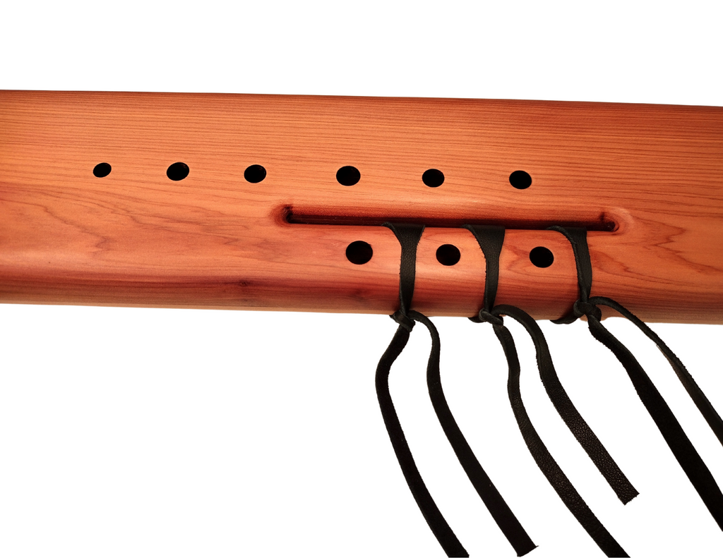 Triple Drone F# (F Sharp) Minor Native American Flute | 9 Hole | Aromatic Cedar | 440 Hz | JD Flutes