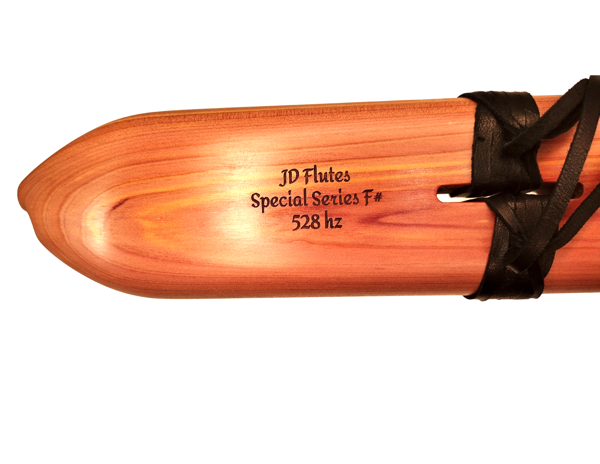 JD Flutes F# Minor Double Drone Native American Flute | 528 Hz Special Series