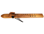 Wolf F# Minor Double Drone Native American Flute | Black Walnut Special Series | 440, 528 & 432 Hz | JD Flutes