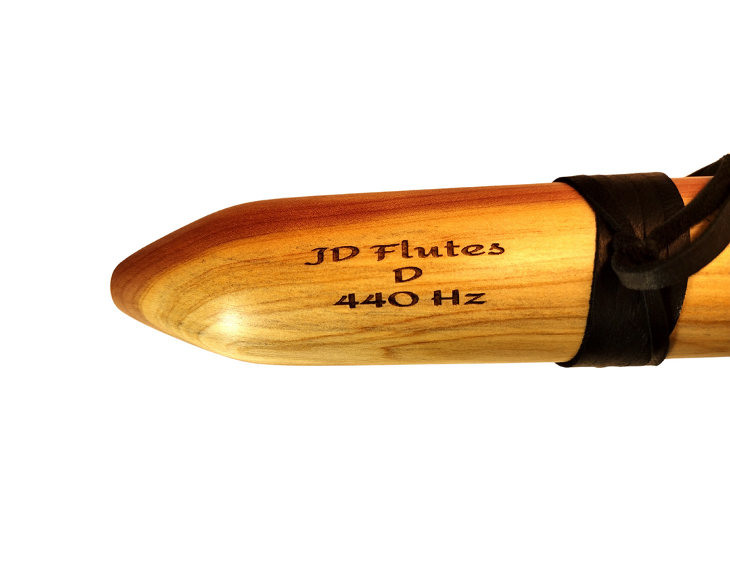 Affordable Low D Minor Native American Flute | Aromatic Cedar | 440 & 528 Hz | JD Flutes