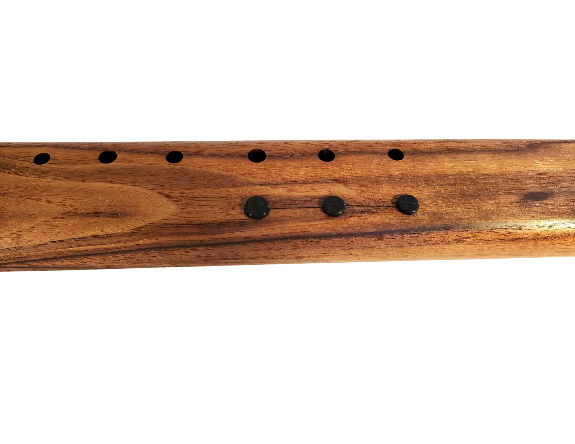 Special Series F Minor Double Drone Native American Flute – Black Walnut | 528, 440, & 432 Hz | JD Flutes
