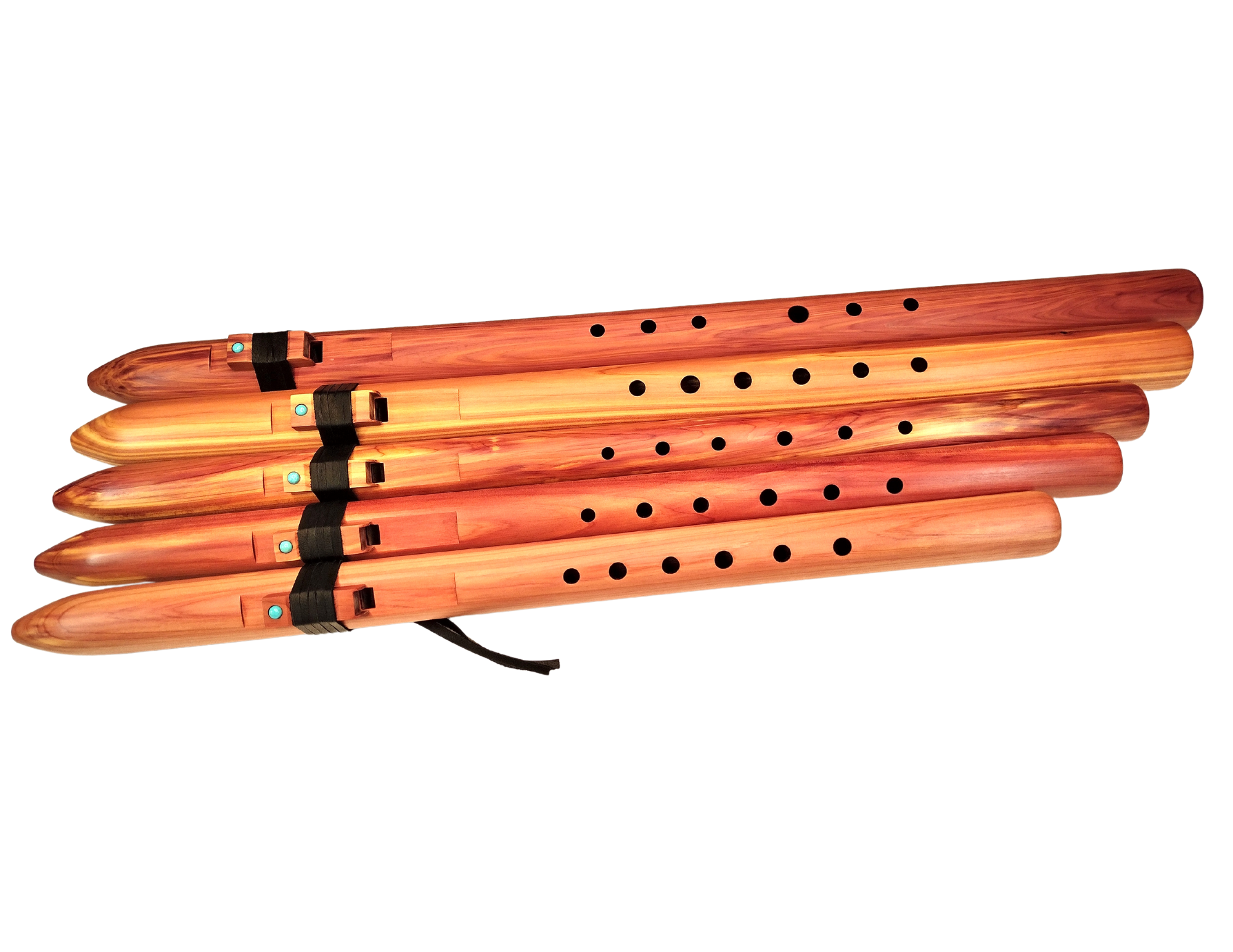 Affordable Native American Flutes | A, G, F#, Low E & Low D Minor | Aromatic Cedar | 432 Hz | JD Flutes