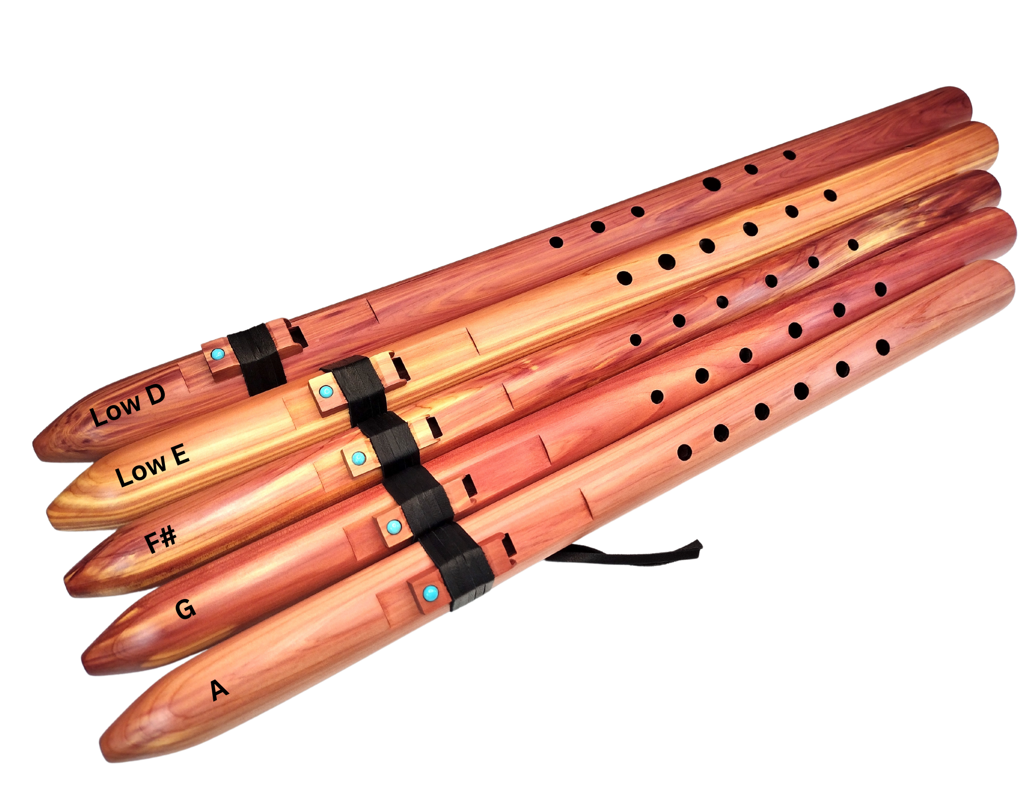 Affordable Native American Flutes | A, G, F#, Low E & Low D Minor | Aromatic Cedar | 432 Hz | JD Flutes