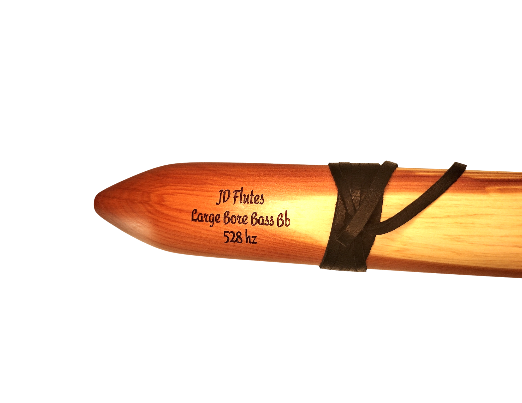 Large Bore Bass Bb (B Flat) Minor Native American Flute – 528 Hz Frequency of Love | JD Flutes
