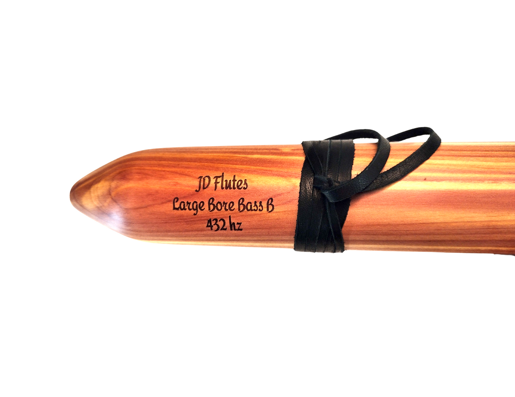 Large Bore Bass B Minor Native American Flute | 432 Hz | 5 & 6 Hole Options | JD Flutes