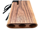 Triple Drone F# (F Sharp) Minor Native American Flute | Black Walnut | 432 Hz | JD Flutes