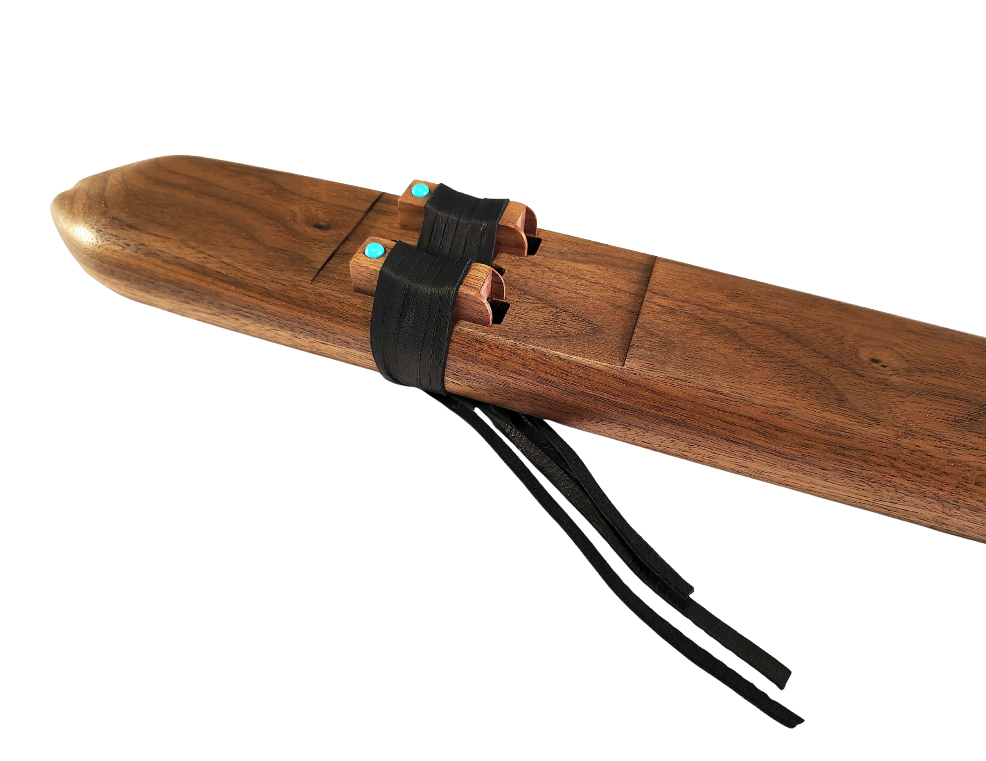 Special Series F Minor Double Drone Native American Flute – Black Walnut | 440 Hz | JD Flutes