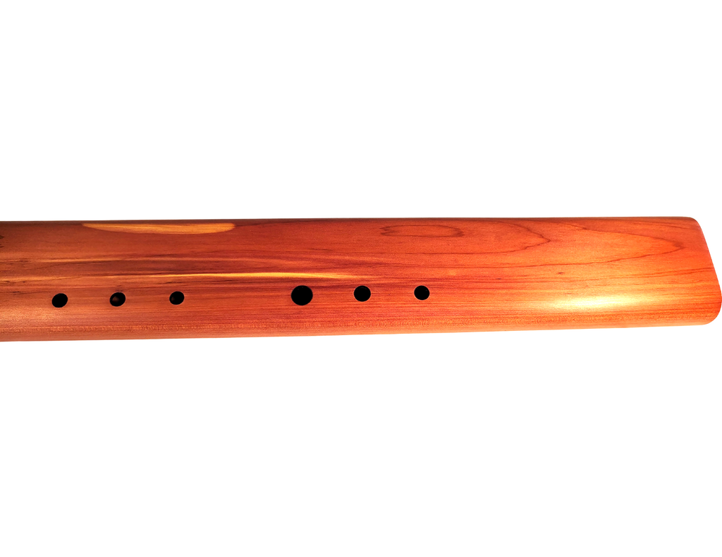 JD Flutes Low D Double Drone Native American (6 hole) Flute | Aromatic Cedar Special Series (528 hz, 440 Hz & 432 Hz)
