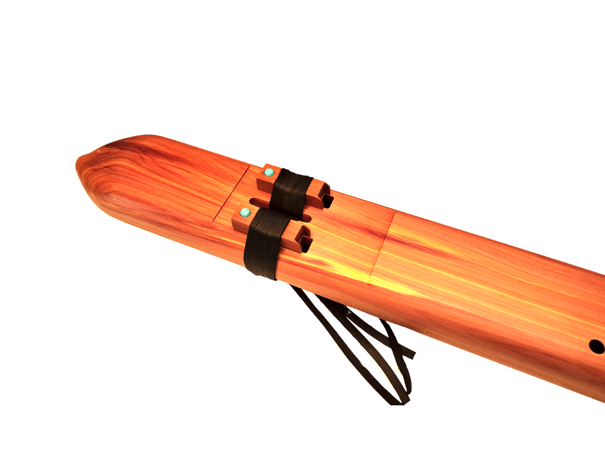 JD Flutes Low D Double Drone Native American Flute | Aromatic Cedar Special Series (440 Hz & 432 Hz)