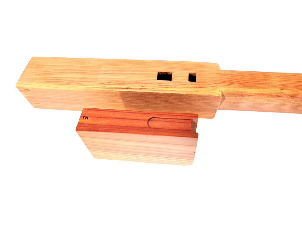 Bass E Native American Flute Blank | No Finger Holes | Aromatic Cedar | 432, 440 & 528 Hz | JD Flutes