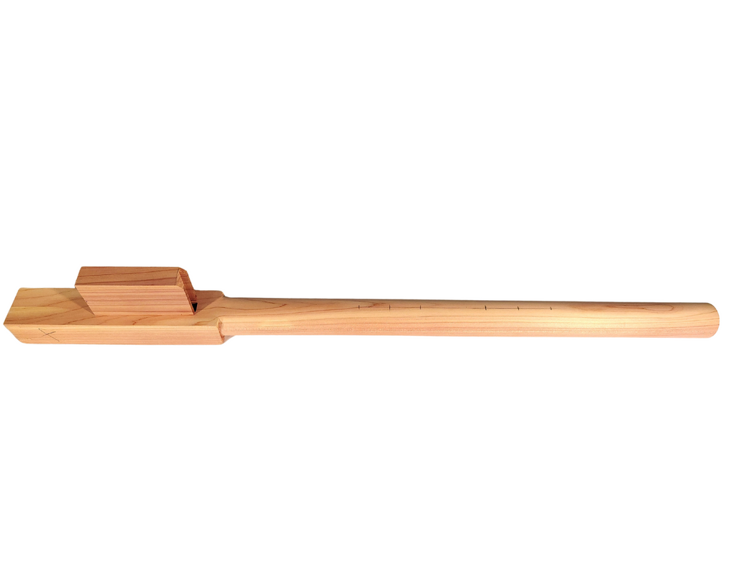 Low D Native American Flute Blank | No Finger Holes | Aromatic Cedar | 432, 440 & 528 Hz | JD Flutes