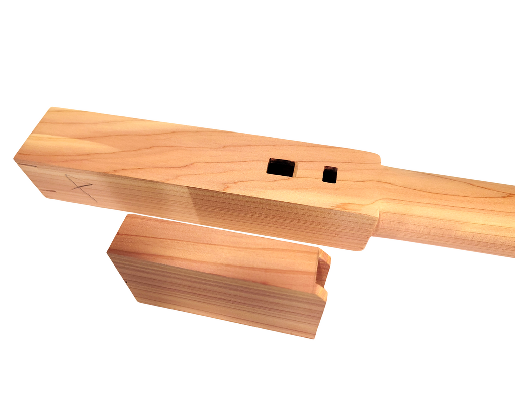 Low D Native American Flute Blank | No Finger Holes | Aromatic Cedar | 432, 440 & 528 Hz | JD Flutes