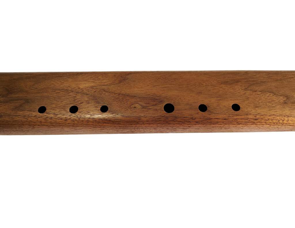 Double Drone Low D Minor Native American Flute | Black Walnut | 432 Hz | JD Flutes