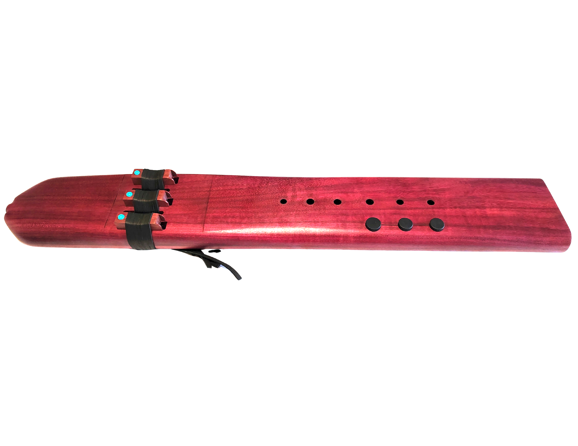 Triple Drone F# Minor Native American Flute | Purple Heart Wood | 432, 440 & 528 Hz | JD Flutes