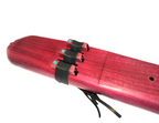 Triple Drone F# Minor Native American Flute | Purple Heart Wood | 432, 440 & 528 Hz | JD Flutes