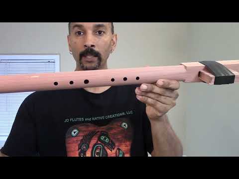 Bass D Native American Flute Blank | Aromatic Cedar | 432, 440 & 528 Hz | JD Flutes