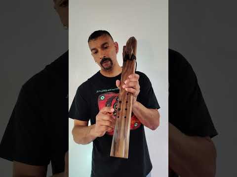 Special Series F Minor Double Drone Native American Flute – Black Walnut | 528, 440, & 432 Hz | JD Flutes