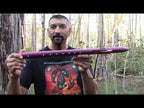 Special Series F# Minor Native American Flute | Purple Heart Wood | Wolf Fetish | 432 Hz | JD Flutes