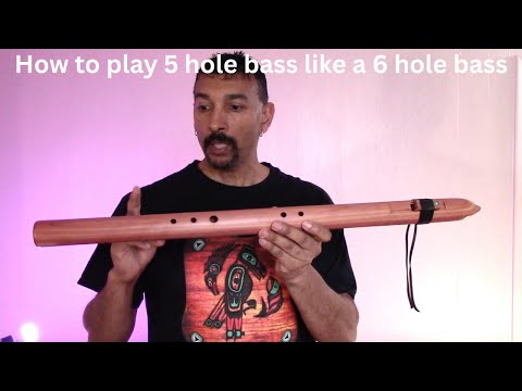 Large Bore Bass Bb (B Flat) Minor 5-Hole Native American Flute | 528 Hz Frequency of Love | JD Flutes