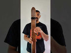 Double Drone Low D Minor Native American Flute | Black Walnut | 432 Hz | JD Flutes