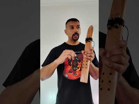 Bb Minor Double Drone Native American Flute | Mahogany & Black Walnut Special Series | 440 & 432 Hz | JD Flutes