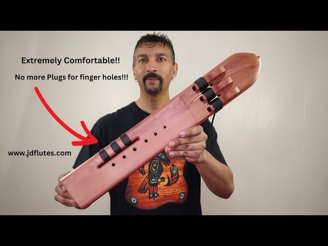 Triple Drone F# (F Sharp) Minor Native American Flute | 9 Hole | Aromatic Cedar | 440 Hz | JD Flutes