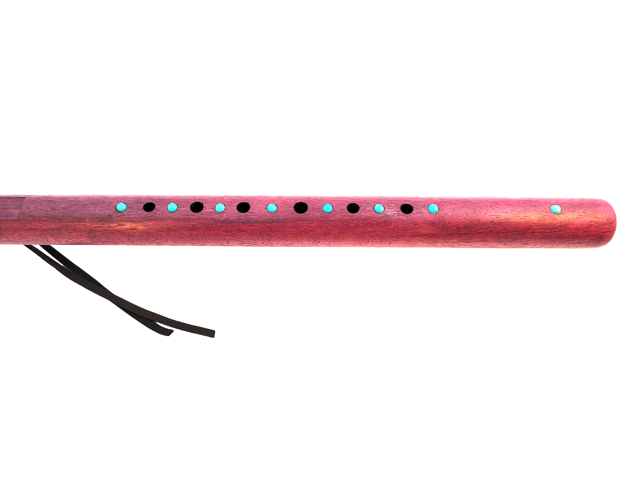 Special Series F# Minor Native American Flute | Purple Heart Wood | Wolf Fetish | 432 Hz | JD Flutes
