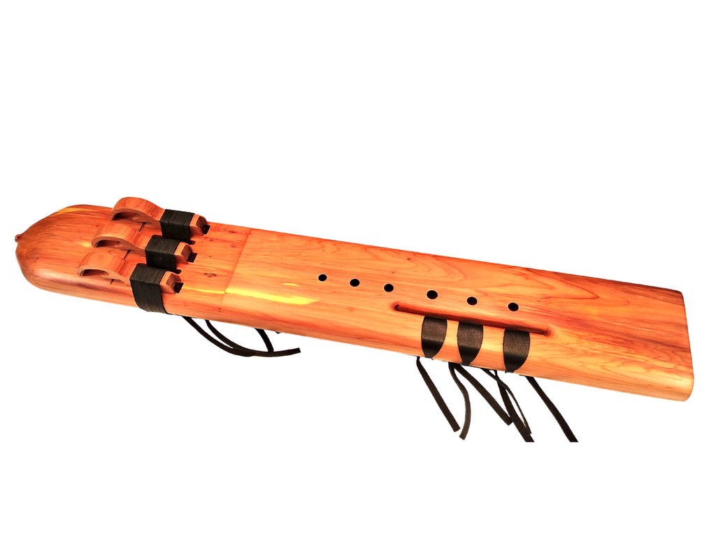 Triple Drone F# (F Sharp) Minor Native American Flute | 9 Hole | Aromatic Cedar | 432 Hz | JD Flutes