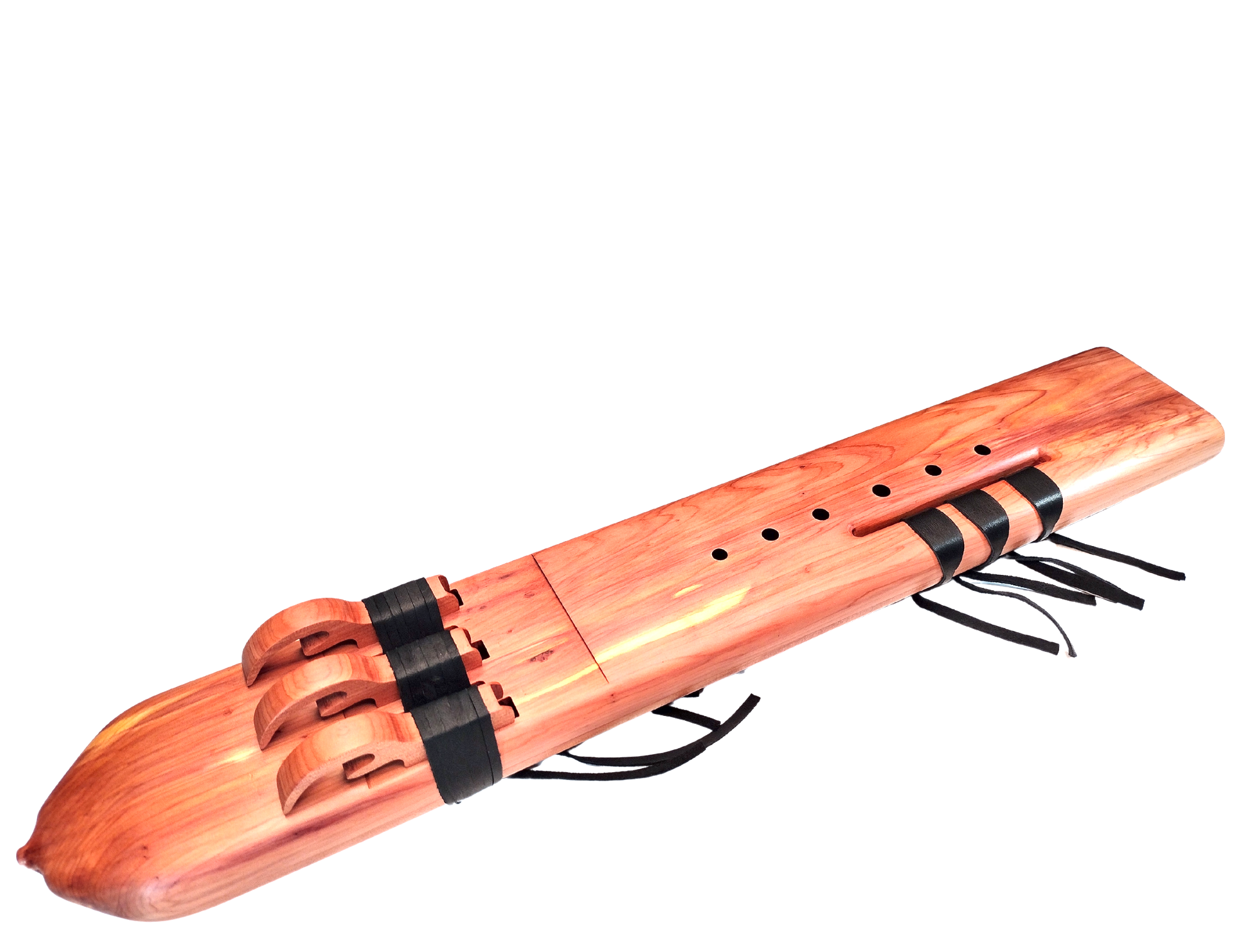 Triple Drone F# (F Sharp) Minor Native American Flute | 9 Hole | Aromatic Cedar | 432 Hz | JD Flutes