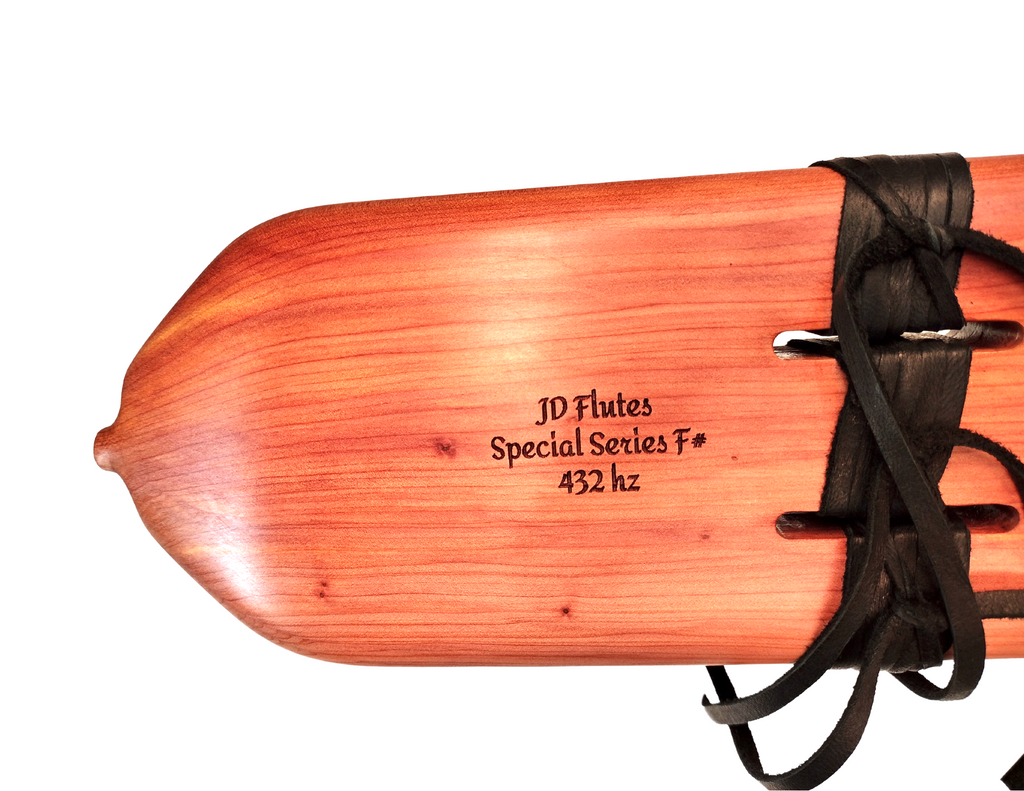 Triple Drone F# (F Sharp) Minor Native American Flute | 9 Hole | Aromatic Cedar | 432 Hz | JD Flutes